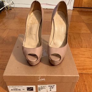 Christian Louboutin Lady Peep 150 Patent Calf